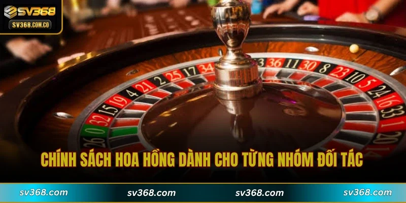 Chính sách hoa hồng dành cho từng nhóm đối tác