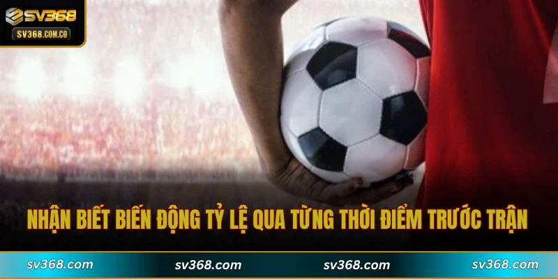 Nhận biết biến động tỷ lệ qua từng thời điểm trước trận